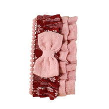 Load image into Gallery viewer, Burgundy Floral Dress + Headband