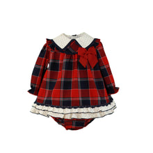 Load image into Gallery viewer, Polka Dot Checkered Baby Dress
