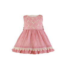 Load image into Gallery viewer, Pink Embroidered Dress