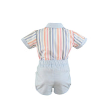 Load image into Gallery viewer, Striped Shorts Set