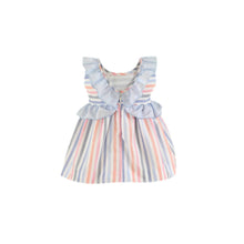 Load image into Gallery viewer, Striped Baby Girl Dress