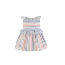Load image into Gallery viewer, Striped Baby Girl Dress