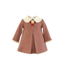 Load image into Gallery viewer, Red Gingham Baby Dress