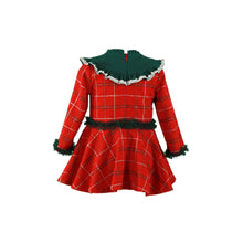 Load image into Gallery viewer, Red & Green Tartan Dress