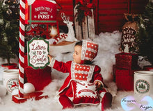 Load image into Gallery viewer, Red Holiday Baby Set