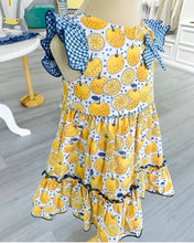 Load image into Gallery viewer, Lemons Baby Dress
