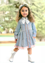 Load image into Gallery viewer, Grey Bow Dress