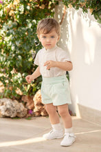 Load image into Gallery viewer, Ivory & Green Boy Set