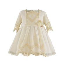 Load image into Gallery viewer, Embroidered Ivory Dress