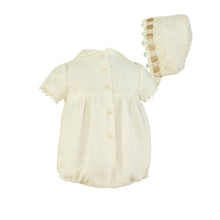 Load image into Gallery viewer, Ivory Linen Onesie