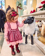 Load image into Gallery viewer, Burgundy Floral Baby Set