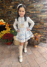 Load image into Gallery viewer, Blue Floral Dress
