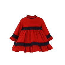 Load image into Gallery viewer, Red Baby Girls Dress Set
