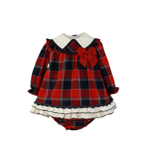 Load image into Gallery viewer, Polka Dot Checkered Baby Dress
