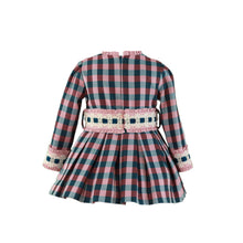 Load image into Gallery viewer, Pink Blue Checkered Dress
