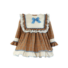 Load image into Gallery viewer, Brown Checkered Dress
