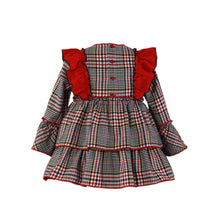 Load image into Gallery viewer, Red Houndstooth Dress
