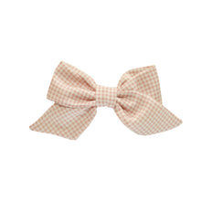 Load image into Gallery viewer, Gingham Bow Clip
