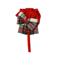 Checkered Hoodie Dress Headband