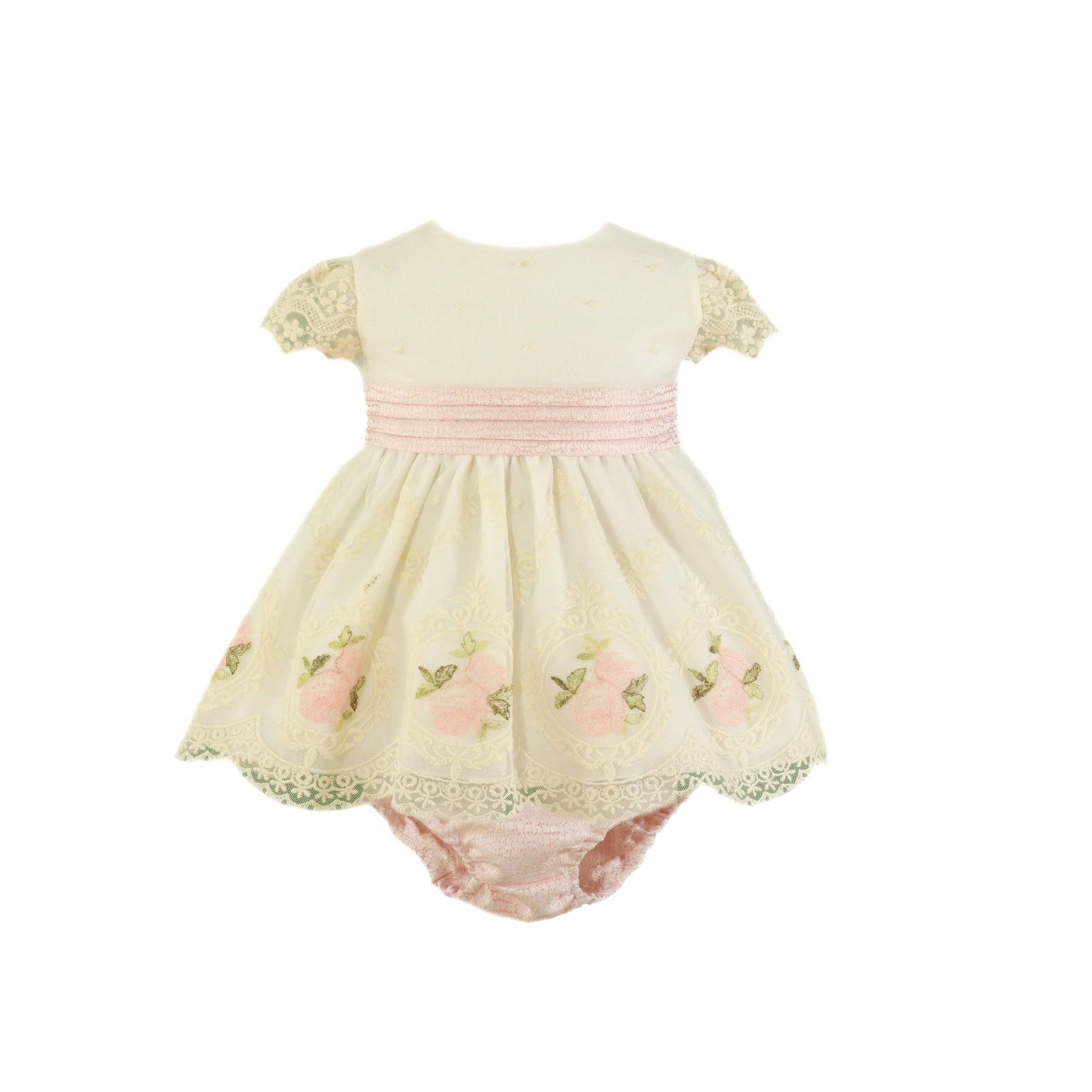 Light Pink Rose Baby Dress 12M Light Pink Rose Baby Dress 12M