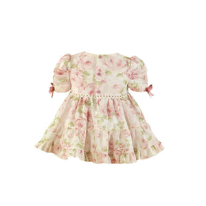 Pink Floral Baby Dress