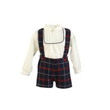 Load image into Gallery viewer, Tartan Overall Set
