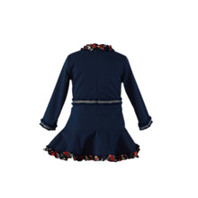 Load image into Gallery viewer, Navy Checkered Dress
