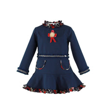 Load image into Gallery viewer, Navy Checkered Dress
