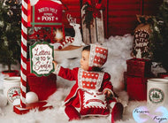 Red Holiday Baby Set