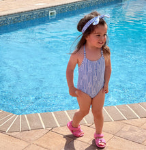 Load image into Gallery viewer, Blue Paisley Swimsuit
