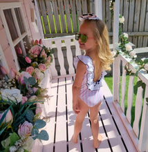 Load image into Gallery viewer, Pink Striped Swimsuit

