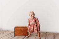 Floral Bird Baby Girl Dress