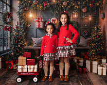 Load image into Gallery viewer, Checkered Hoodie Dress
