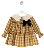 Dark Yellow Collar Dress