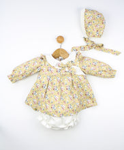 Load image into Gallery viewer, Yellow Floral Dress Set
