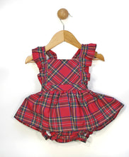 Load image into Gallery viewer, Holiday Checkered Overall Bloomers

