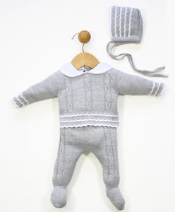 Grey Knitted Set