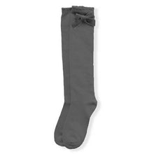 Load image into Gallery viewer, Velvet Bow Knee Socks
