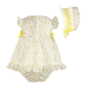 Yellow Floral Baby Set