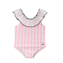 Load image into Gallery viewer, Pink Striped Swimsuit
