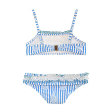 Load image into Gallery viewer, Blue Paisley Swim Bikini
