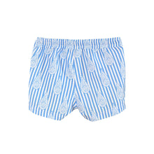 Load image into Gallery viewer, Blue Paisley Boy Swim Shorts
