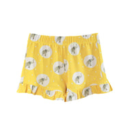 Yellow Elephant Girl Swim Cover Shorts