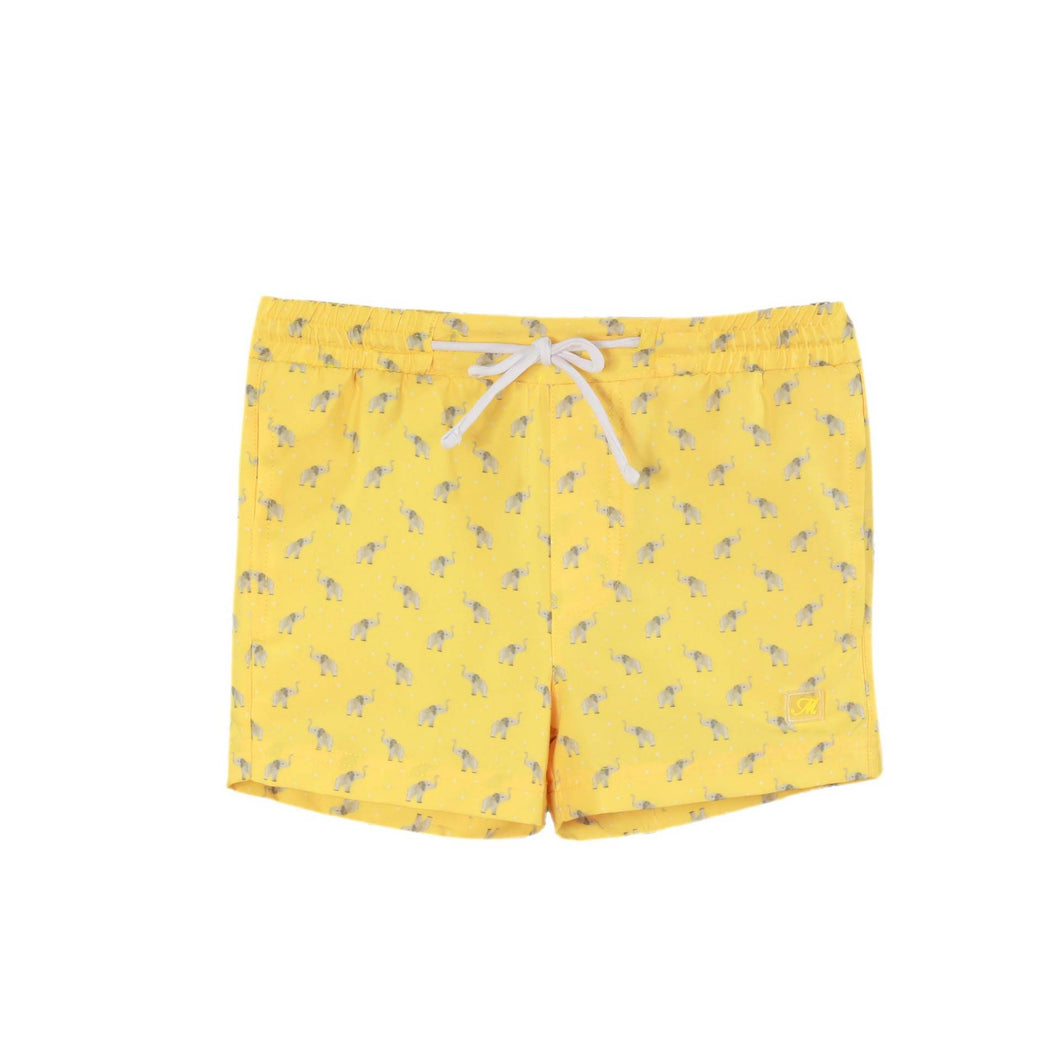 Yellow Elephant Boy Swim Shorts
