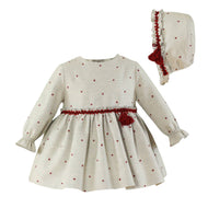 Grey Burgundy Star Baby Set