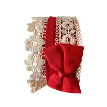 Load image into Gallery viewer, Red Holiday Dress with Headband
