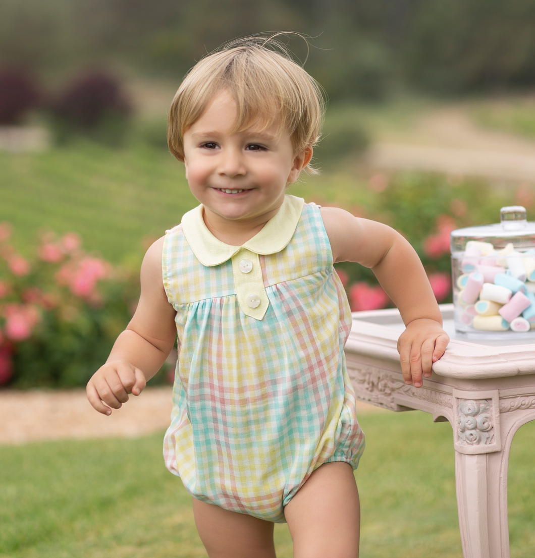 Pastel Checkered Onesie