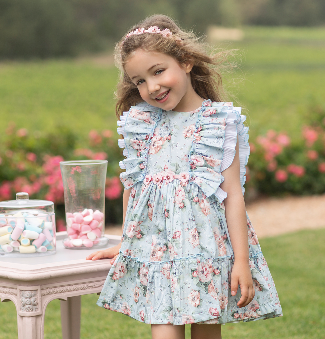 Blue Floral Dress