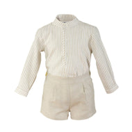 Striped Light Brown Set