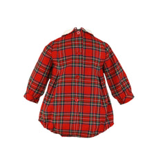 Load image into Gallery viewer, Red Checkered Baby Onesie
